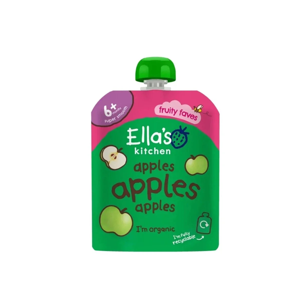 Ella's Kitchen Organic Apples First Tastes Baby Food Pouch 6+ months 70g