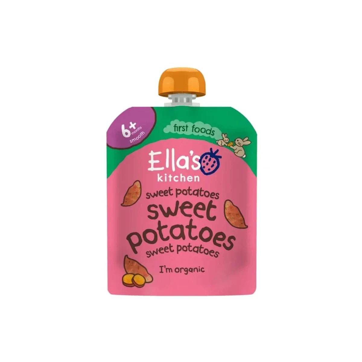 Ella's Kitchen Organic Sweet Potatoes First Tastes Baby Food Pouch 6+ months 70g