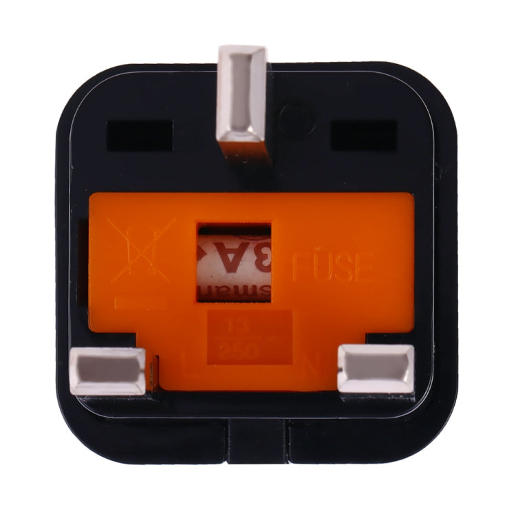 Portable Universal Socket to UK Plug Power Adapter Travel Charger with Fuse, UK Plug(with Fuse)