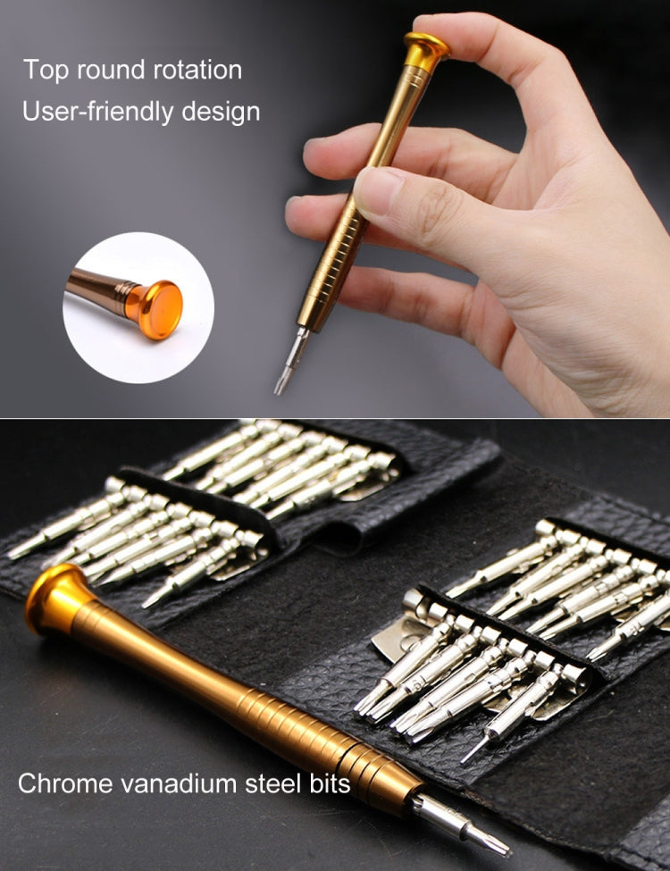 25 in 1 Screwdriver for iPhone 3/4/5/6,Galaxy, Huawei, Xiaomi, Other Smart Phones, Digital Cameras, Laptop, Watch, Glasses, 25 in 1