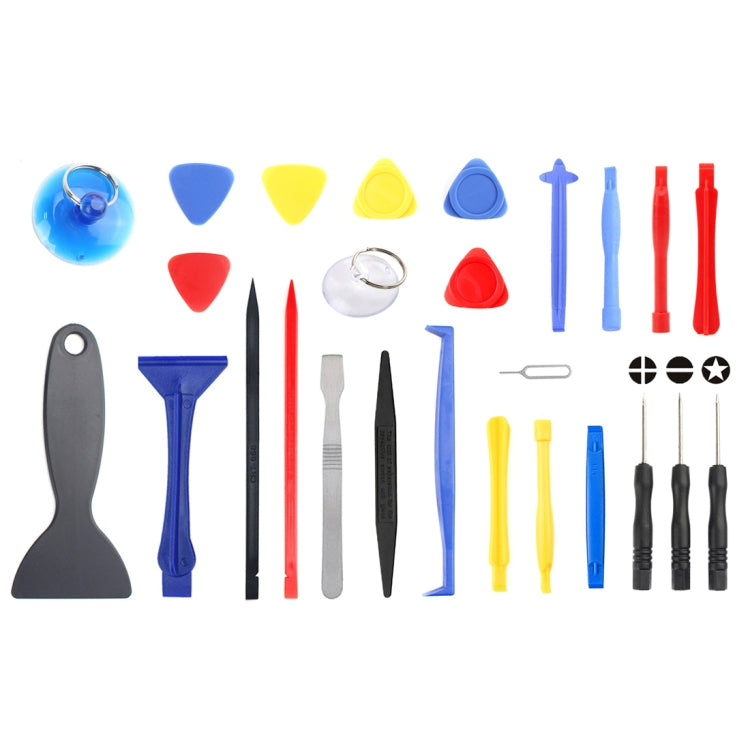 JF-8141 26 in 1 Metal + Plastic Crowbar Spudger ing Disassemble Tool Kit