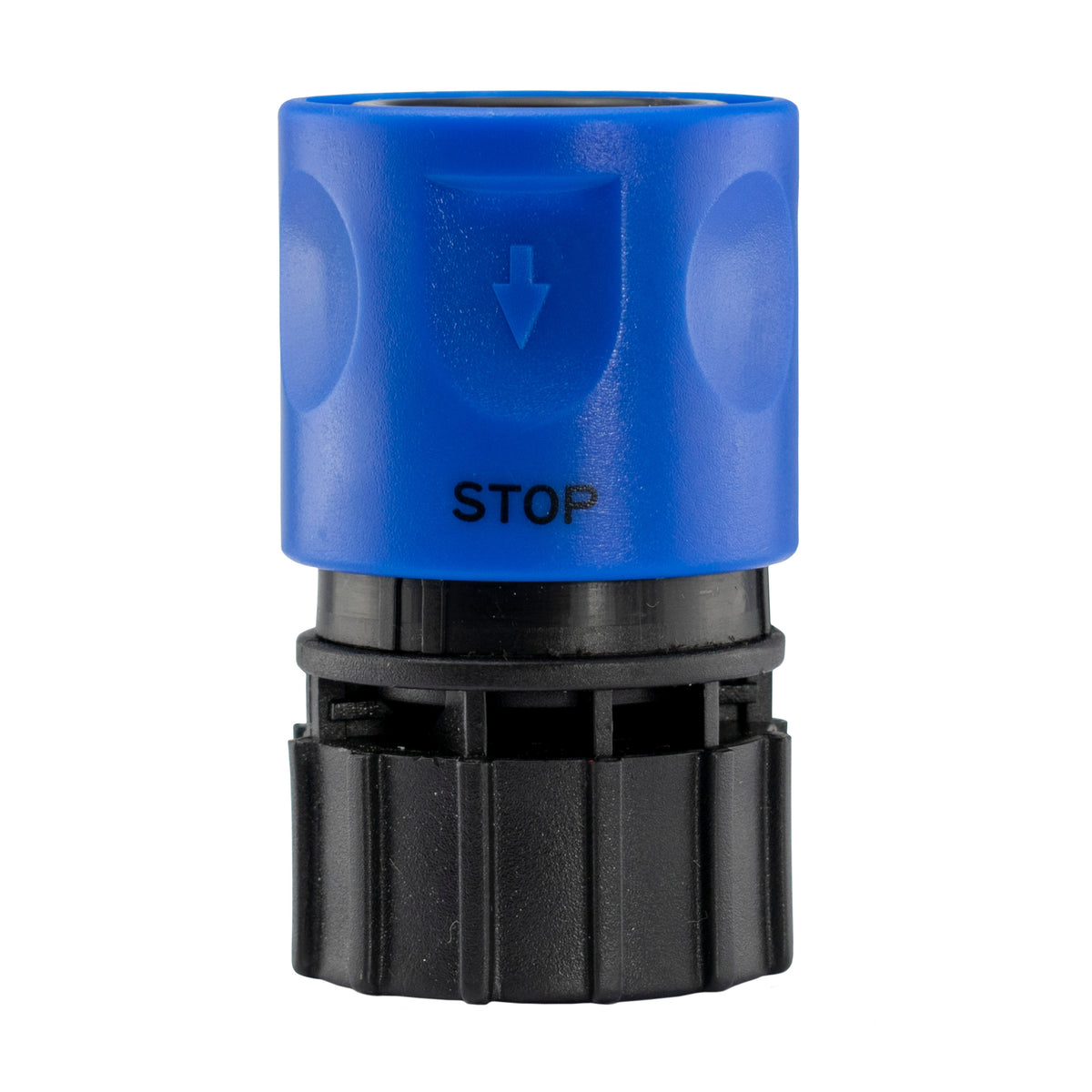 Hose Connector Blue with BSPF- Quick Connect Valve & Hose Connector 3/4" BSPF