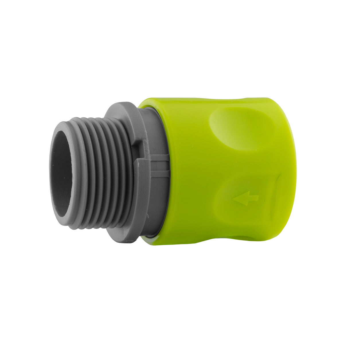 Hose Connector Lime with In-Line BSPF Valve and Geka Type Connector