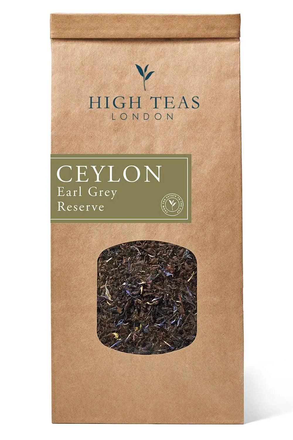 Earl Grey Loose Leaf Black Tea - Reserve with Cornflowers