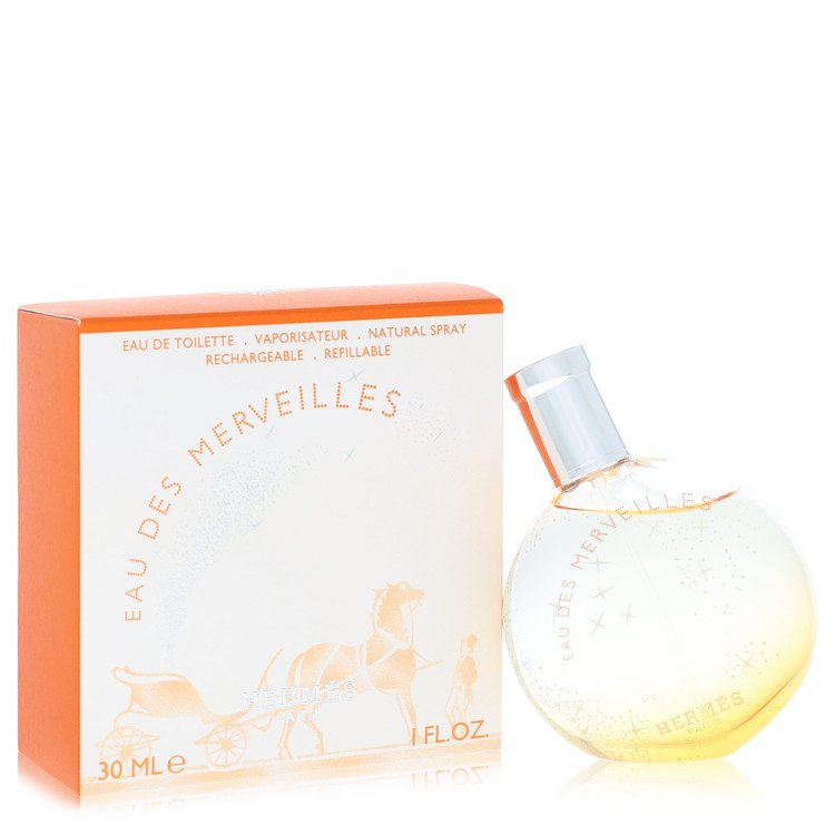 Hermes Eau De Merveilles Refillable Eau De Toilette Spray 1 oz / 30 ml for Women