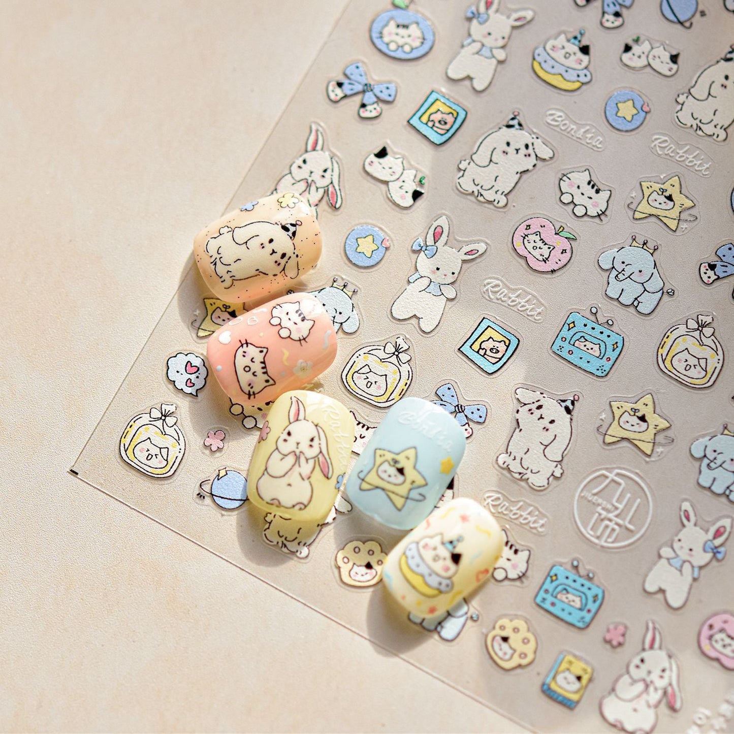 Hello Claws | Fluffy Puppy 5D Nail Deco Sticker