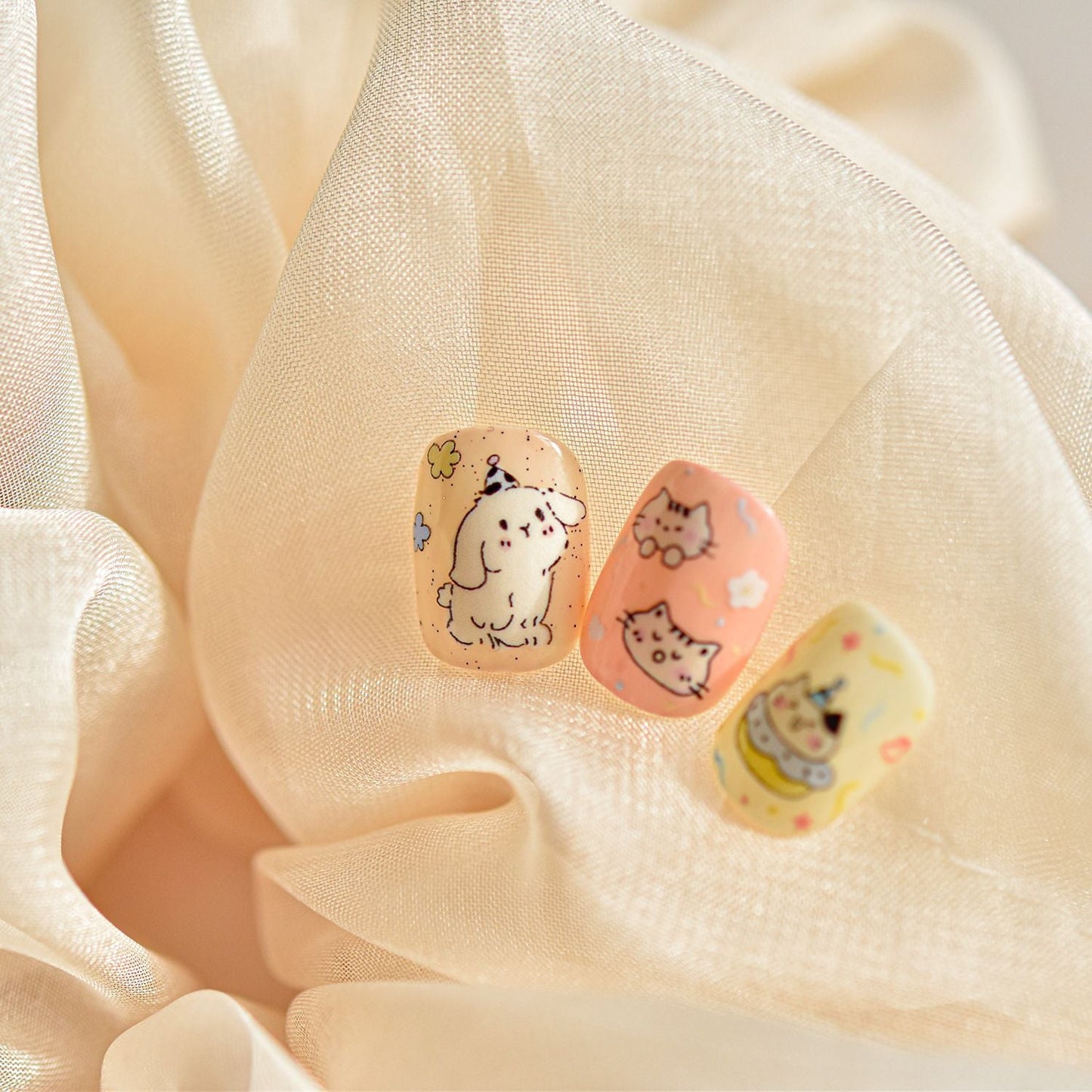 Hello Claws | Fluffy Puppy 5D Nail Deco Sticker