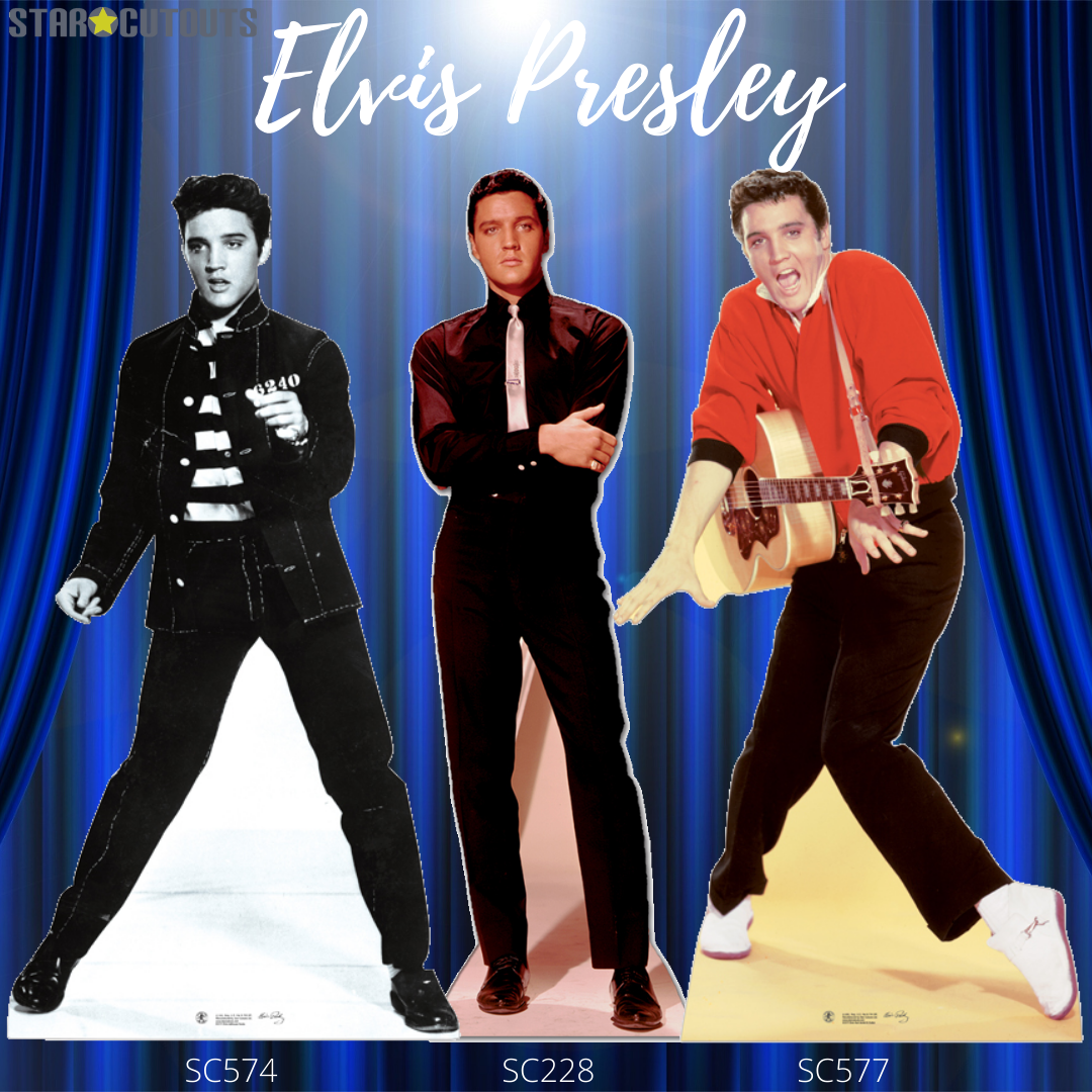 SC318 Elvis Gold  Suit Cardboard Cut Out Height 182cm