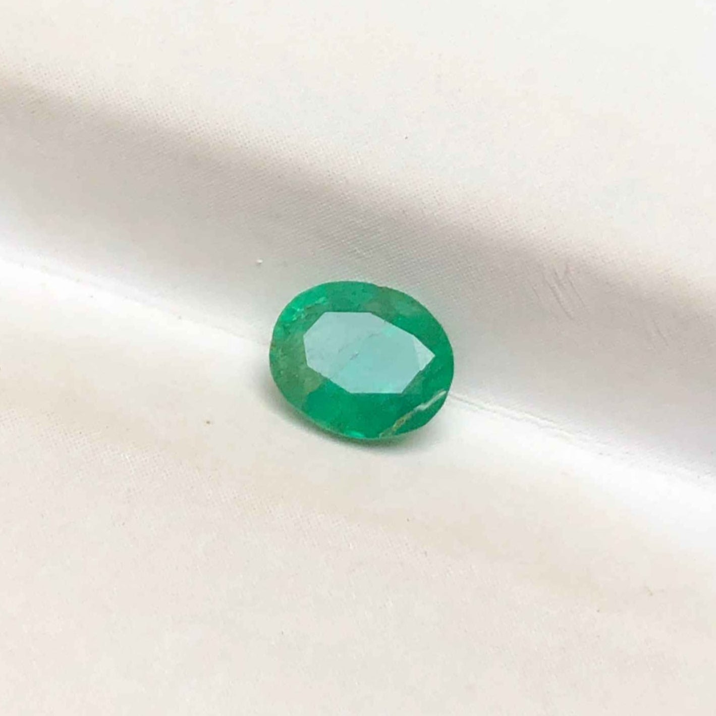 0.75ct Emerald for sale - Budh Ratna - Zamurd - Pachu Stone, Markat Mani Stone - 7x6mm