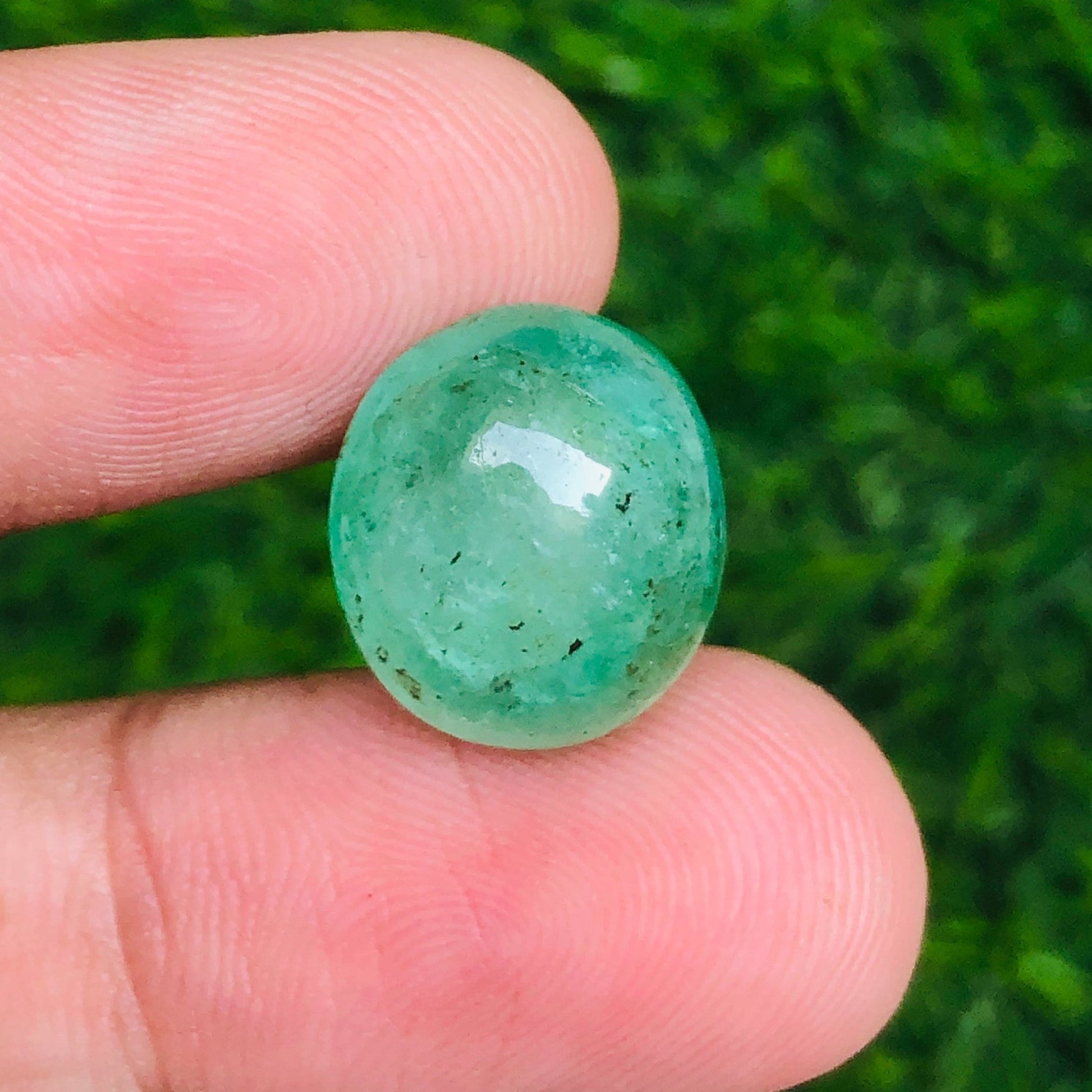 11.60ct Emerald for sale - Budh Ratna - Zamurd - Pachu Stone, Markat Mani Stone - 16x14.5mm