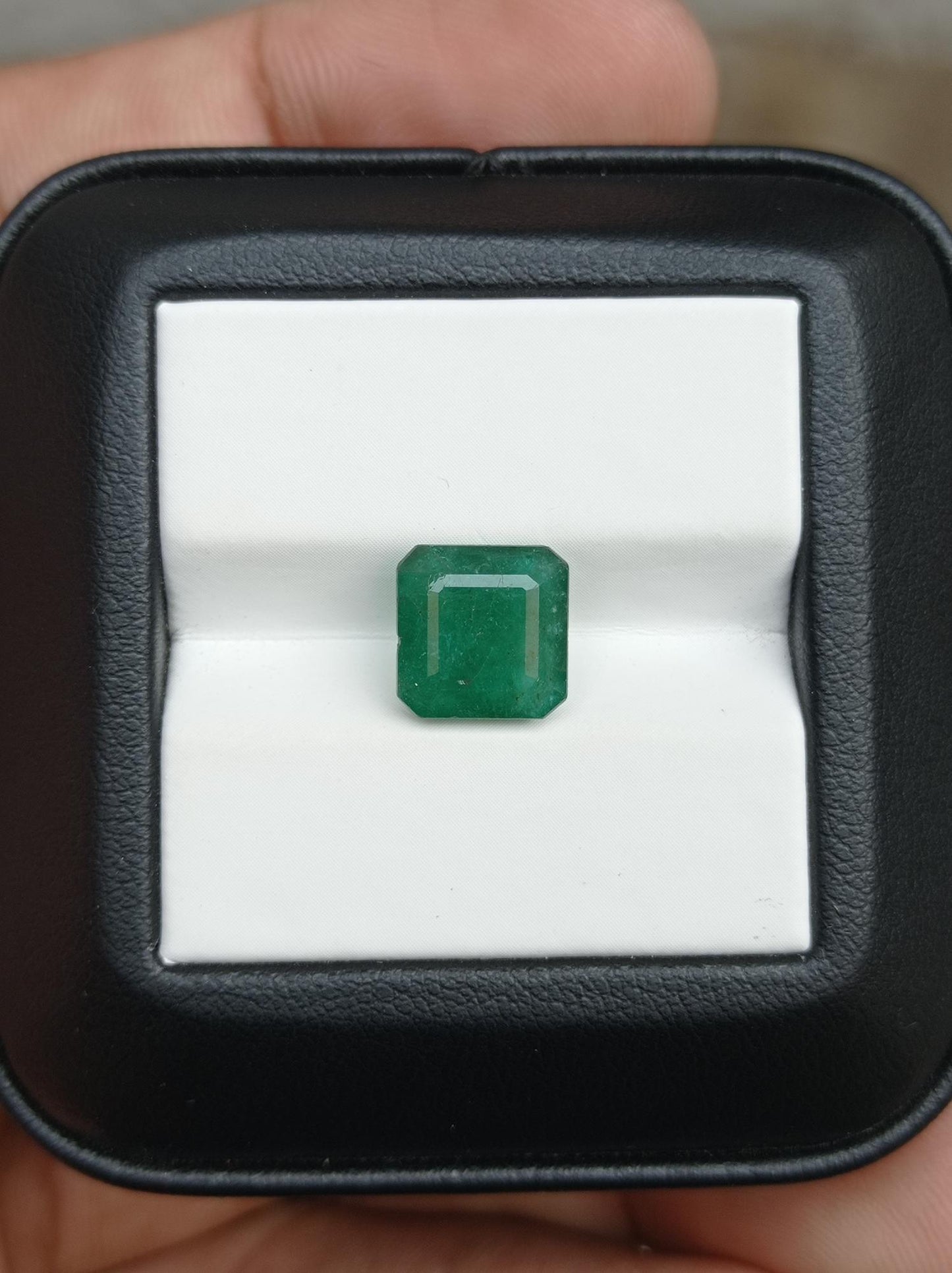 3.60ct Square Cut Emerald for Sale - Budh Ratna - Zamurd - Panna Stone, Pachu Stone, Markat Mani Stone - 9mm