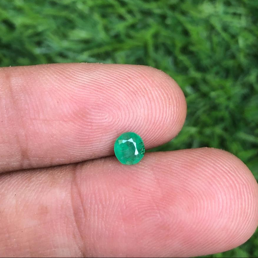0.55Ct Emerald for sale - Budh Ratna - Zamurd - Pachu Stone, Markat Mani Stone - 6mm