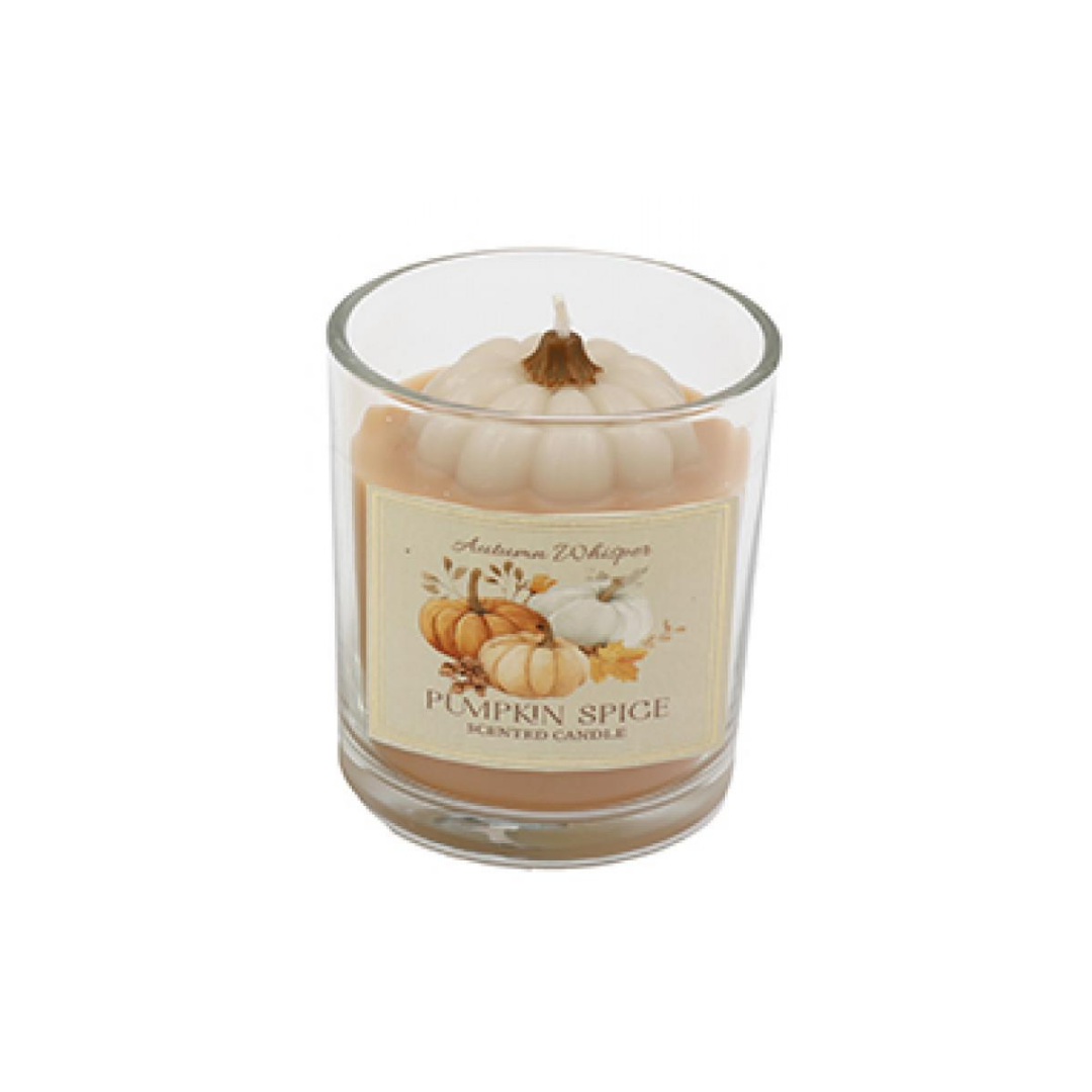 Set of 2 3D Pumpkin Spiced Candle Set