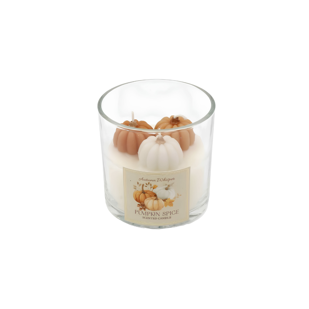 3D Pumpkin Spiced Scented Candle