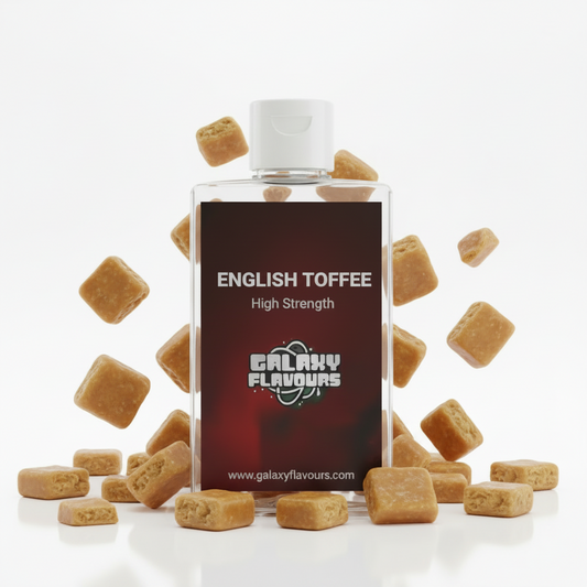 English Toffee Food Flavouring Concentrate – Professional High Strength – 250ml