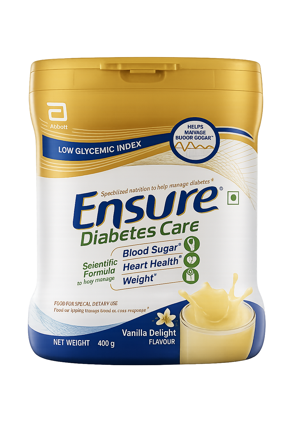 Abbott Glucerna Ensure Vanilla Powder Nutrition Powder Diabetic.