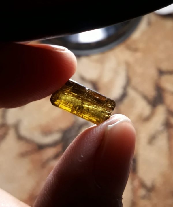 4.8ct Epidote - Epidote Crystal - Epidote for sale - Zabarjad - 13.5x6.5mm