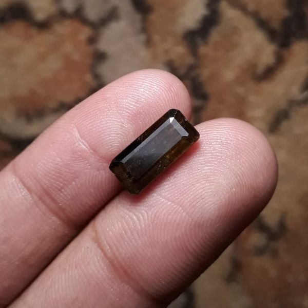 4.8ct Epidote - Epidote Crystal - Epidote for sale - Zabarjad - 13.5x6.5mm