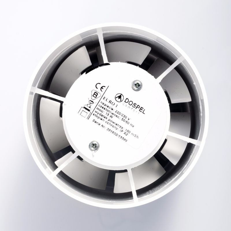 Euro 3 In Line Bathroom Fan 150mm DIY Tool Accessory Home and Garden Use
