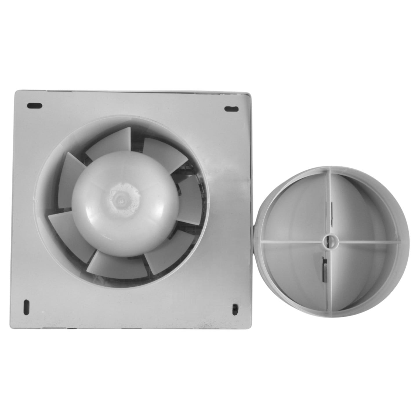 Through Wall Ventilation Kit – STYL Fan with Timer/Humidistat and Brown External Vent