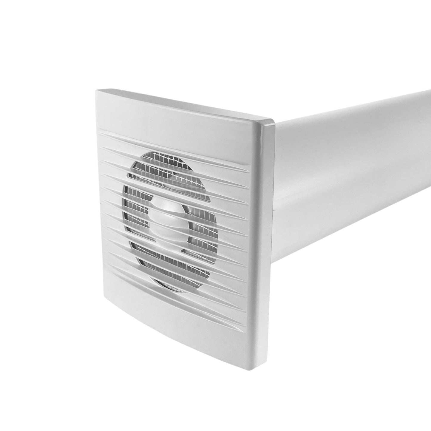 Through Wall Ventilation Kit – STYL Fan with Timer/Humidistat and Brown External Vent