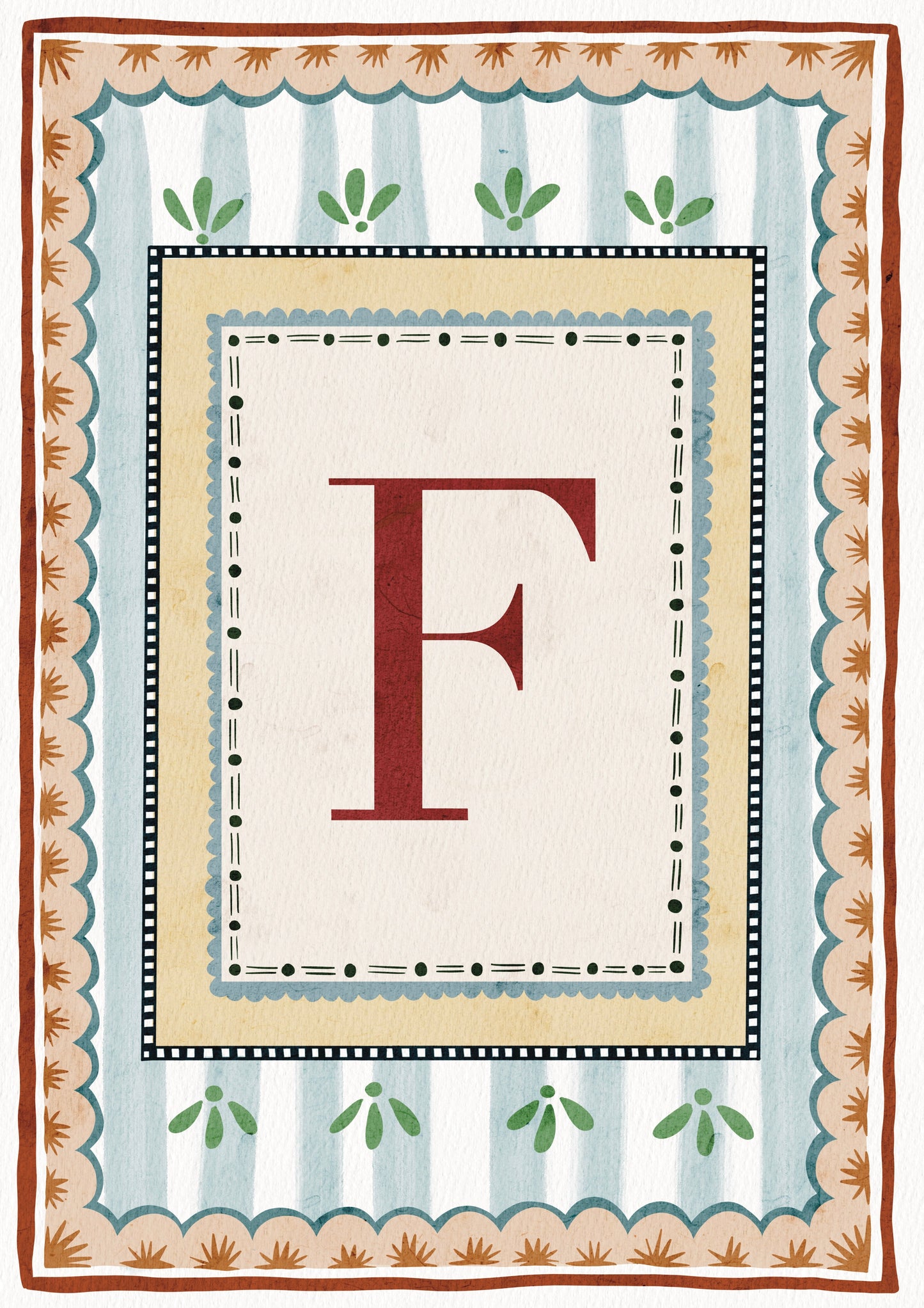 ALPHABET LETTERS ~ Blue / Red