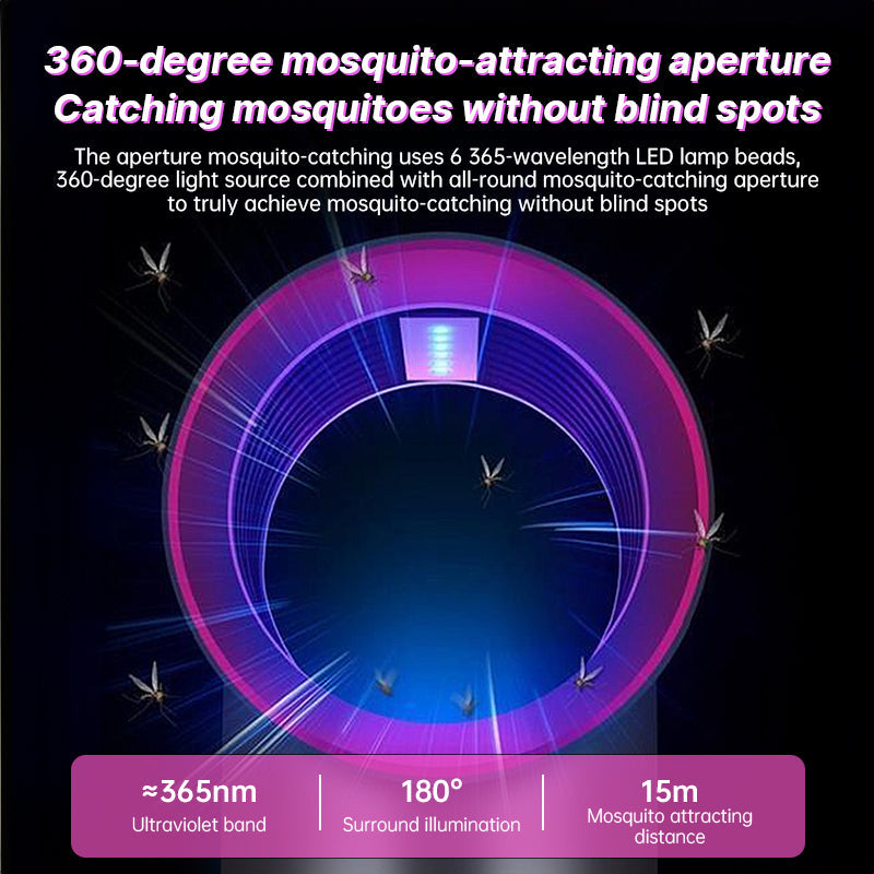 2025 Electric Mosquito Lamp, Outdoor Fly Catcher, USB-Powered, Portable Silent Insect Killer