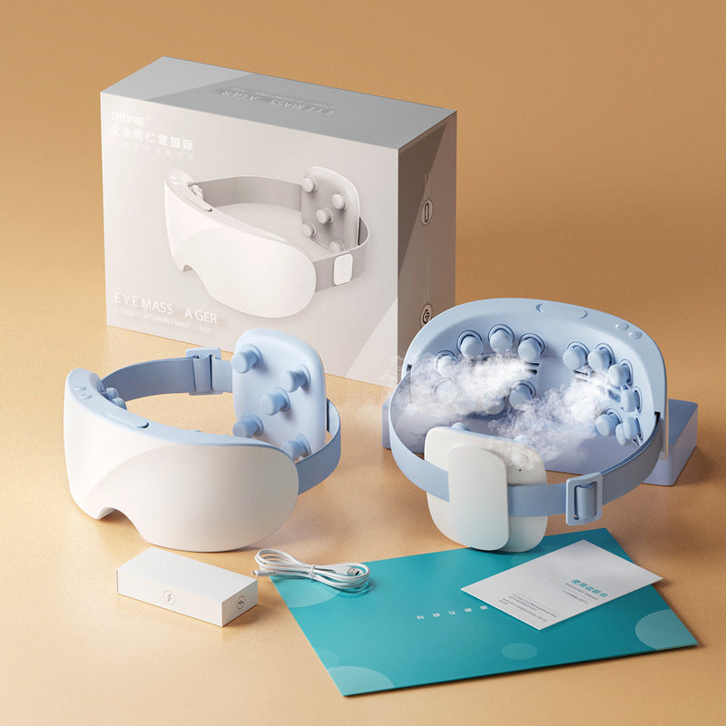 Electric Eye Steam Massager Nano Steam Eye Mask Hot Compress Glasses Steamer Bluetooth Relief Dry Eye Fatigue Dark Circles Tired