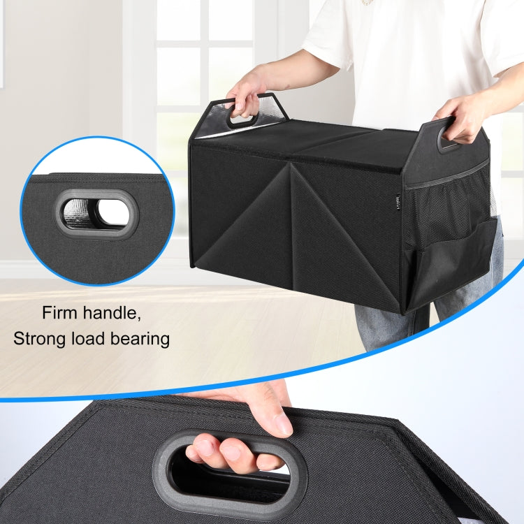 FunAdd Foldable Storage Fresh Box Vehicle Trunk Organizer Bag Transportation Fresh-keeping Box (Black)