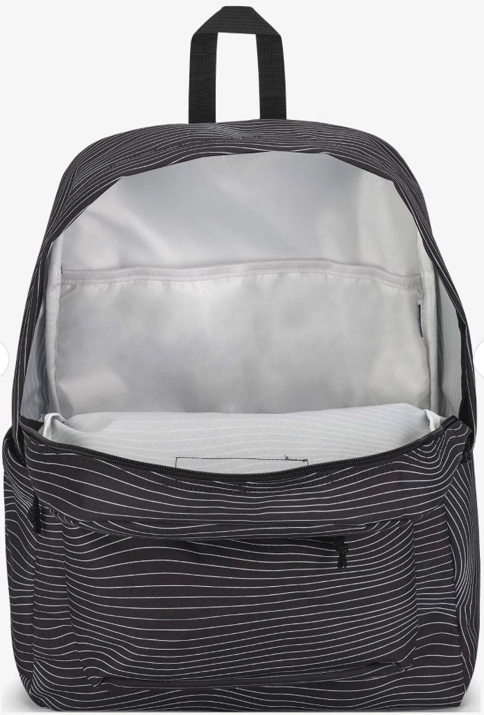 (CLEARANCE ITEM) Jansport SuperBreak Plus Backpack (Screen Waves)