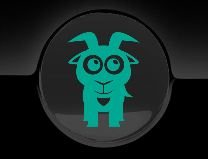 Adorable Goat Fuel Cap Car Sticker
