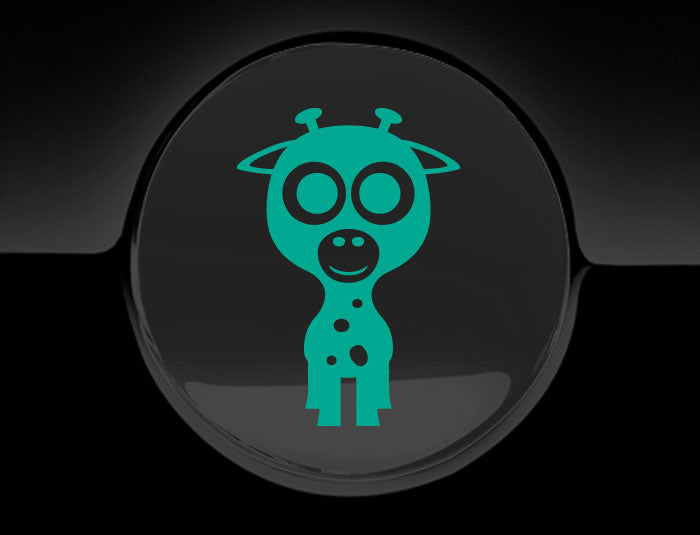 Adorable Giraffe Fuel Cap Car Sticker