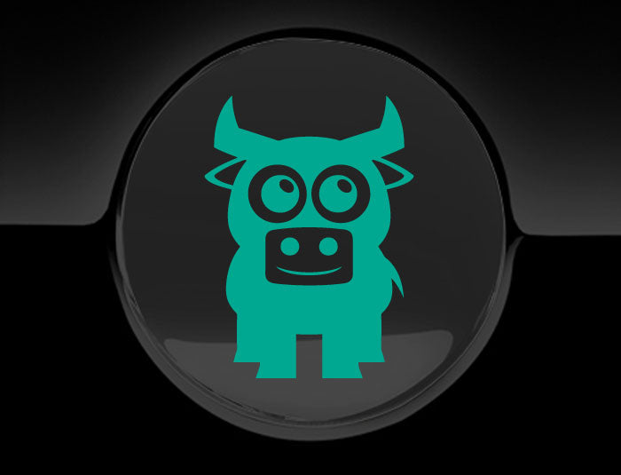 Adorable Bull Fuel Cap Car Sticker