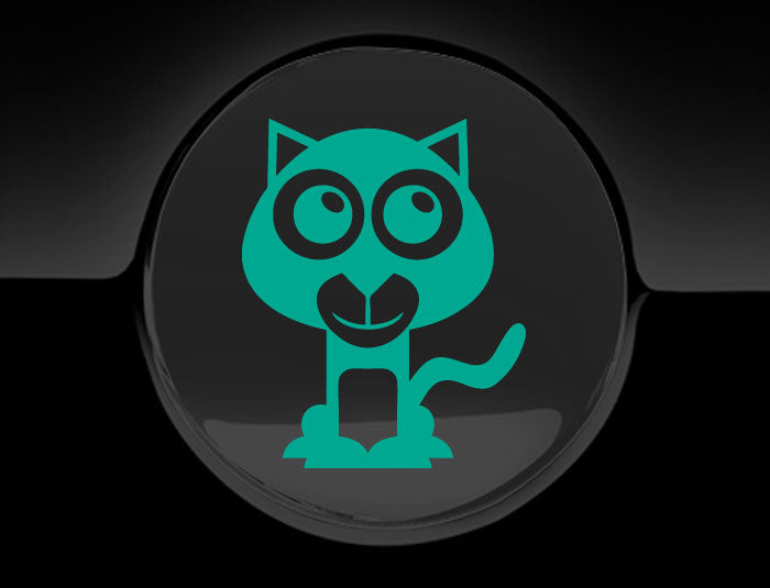 Adorable Wildcat Fuel Cap Car Sticker