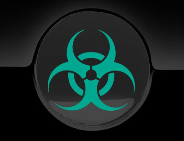 Biohazard Fuel Cap Cover Car Sticker