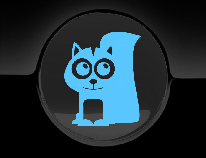 Adorable Skunk Fuel Cap Car Sticker