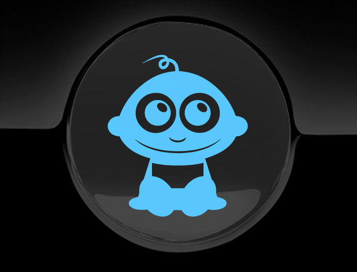 Adorable Baby Fuel Cap Car Sticker