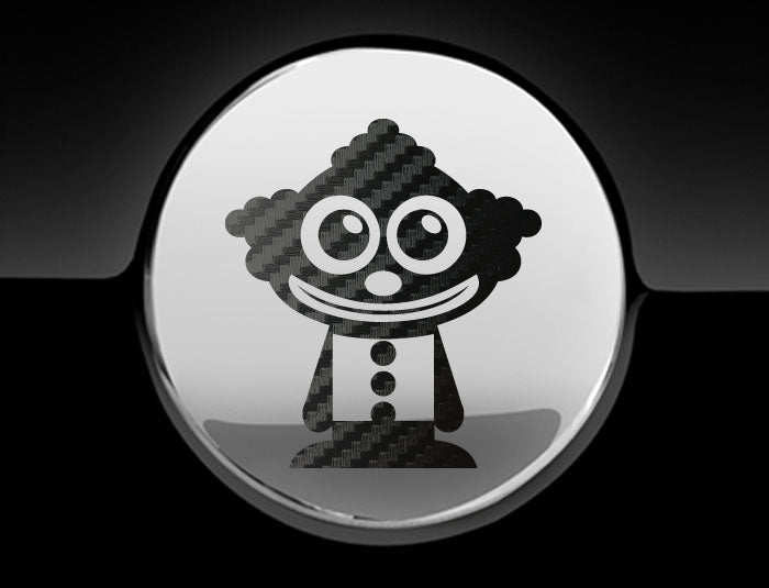 Adorable Clown Fuel Cap Car Sticker