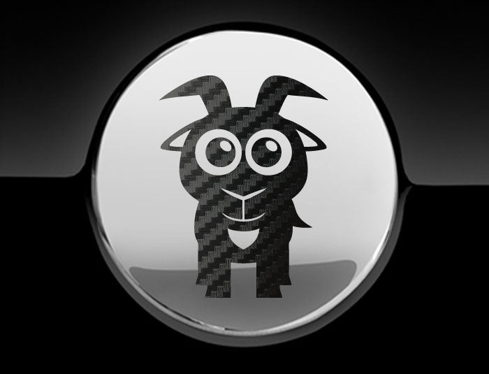 Adorable Goat Fuel Cap Car Sticker