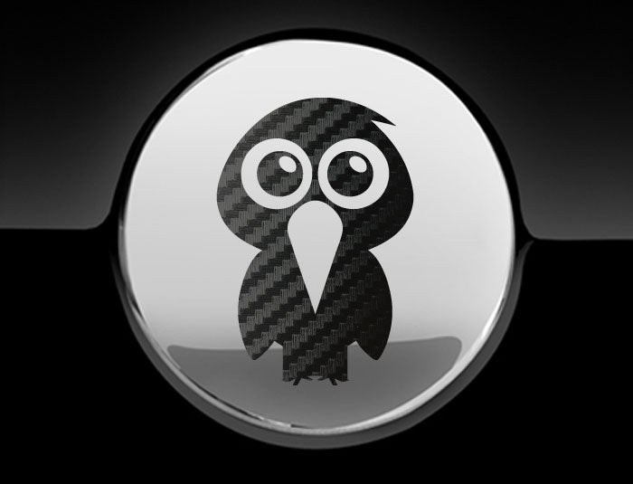 Adorable Hawk Fuel Cap Car Sticker