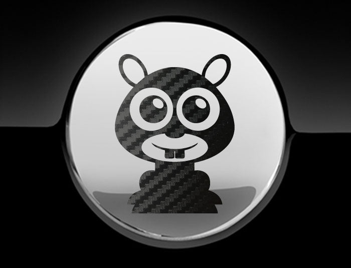 Adorable Mole Fuel Cap Car Sticker