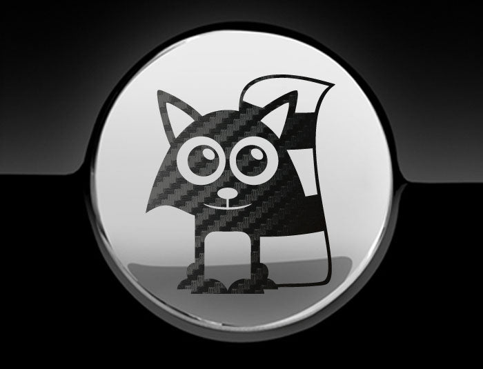 Adorable Raccoon Fuel Cap Car Sticker