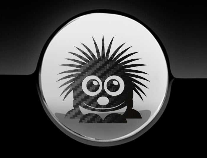 Adorable Porcupine Fuel Cap Car Sticker