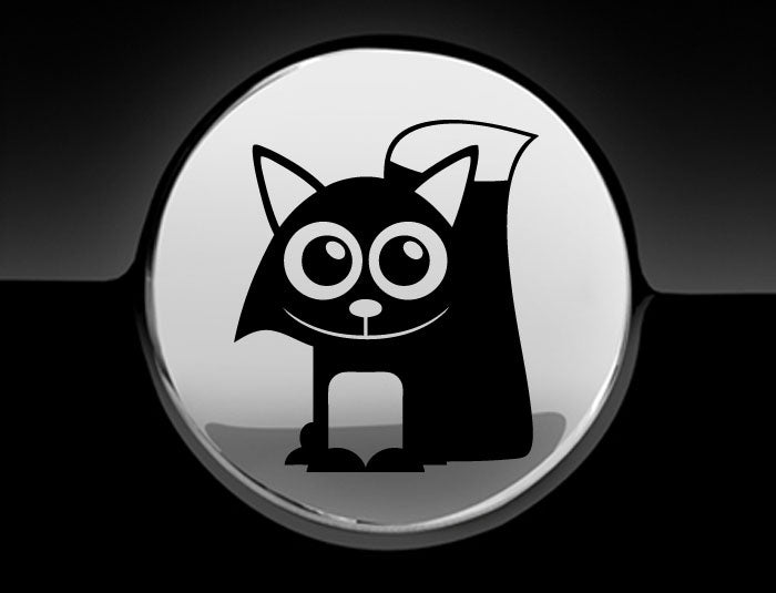 Adorable Fox Fuel Cap Car Sticker