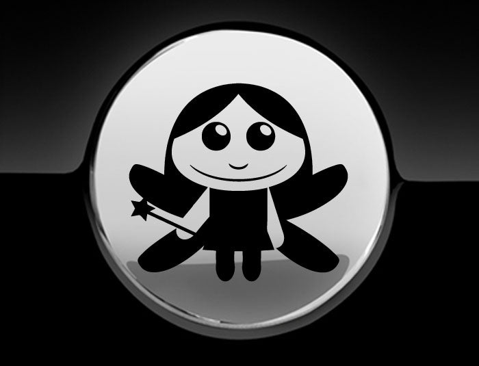 Adorable Fairy Fuel Cap Car Sticker