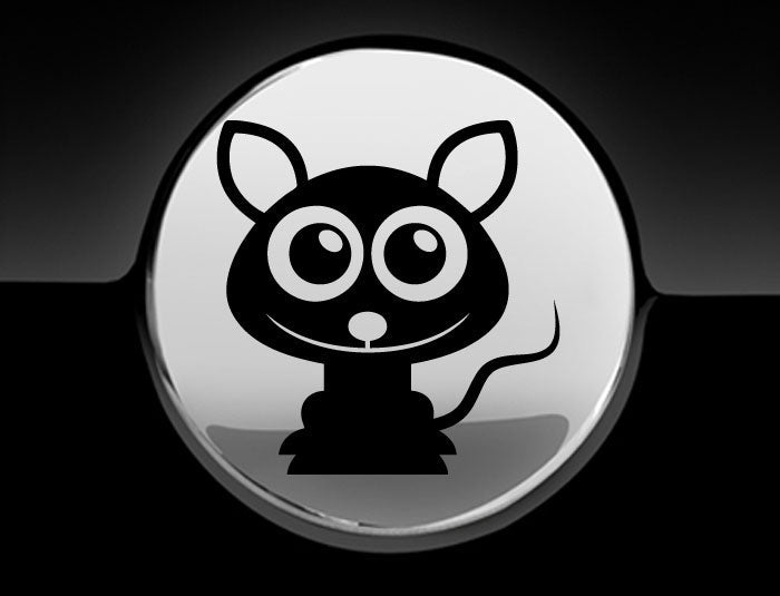 Adorable Rat Fuel Cap Car Sticker