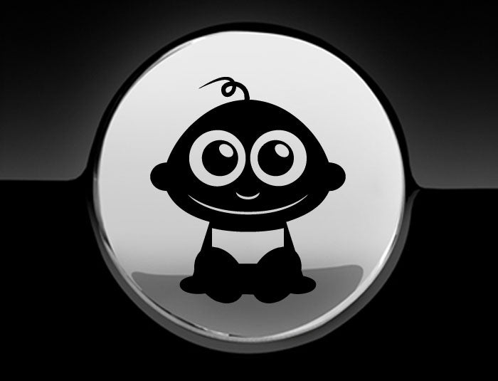 Adorable Baby Fuel Cap Car Sticker