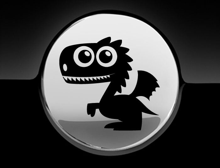 Adorable Dragon Fuel Cap Car Sticker