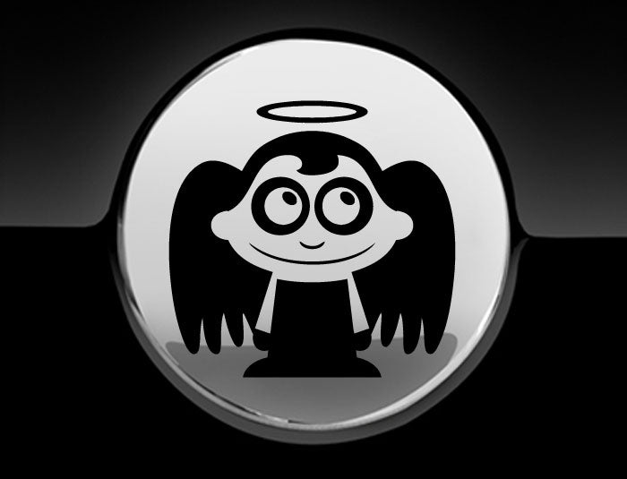 Adorable Angel Fuel Cap Car Sticker