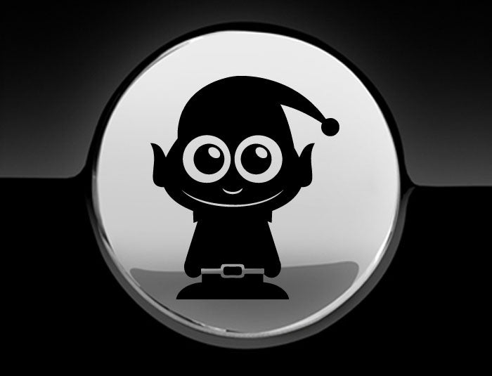 Adorable Elf Fuel Cap Car Sticker